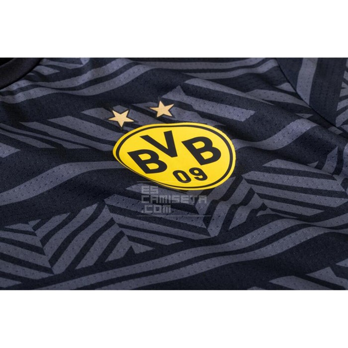 Camiseta Pre Partido del Borussia Dortmund 2022 Negro - Haga un click en la imagen para cerrar